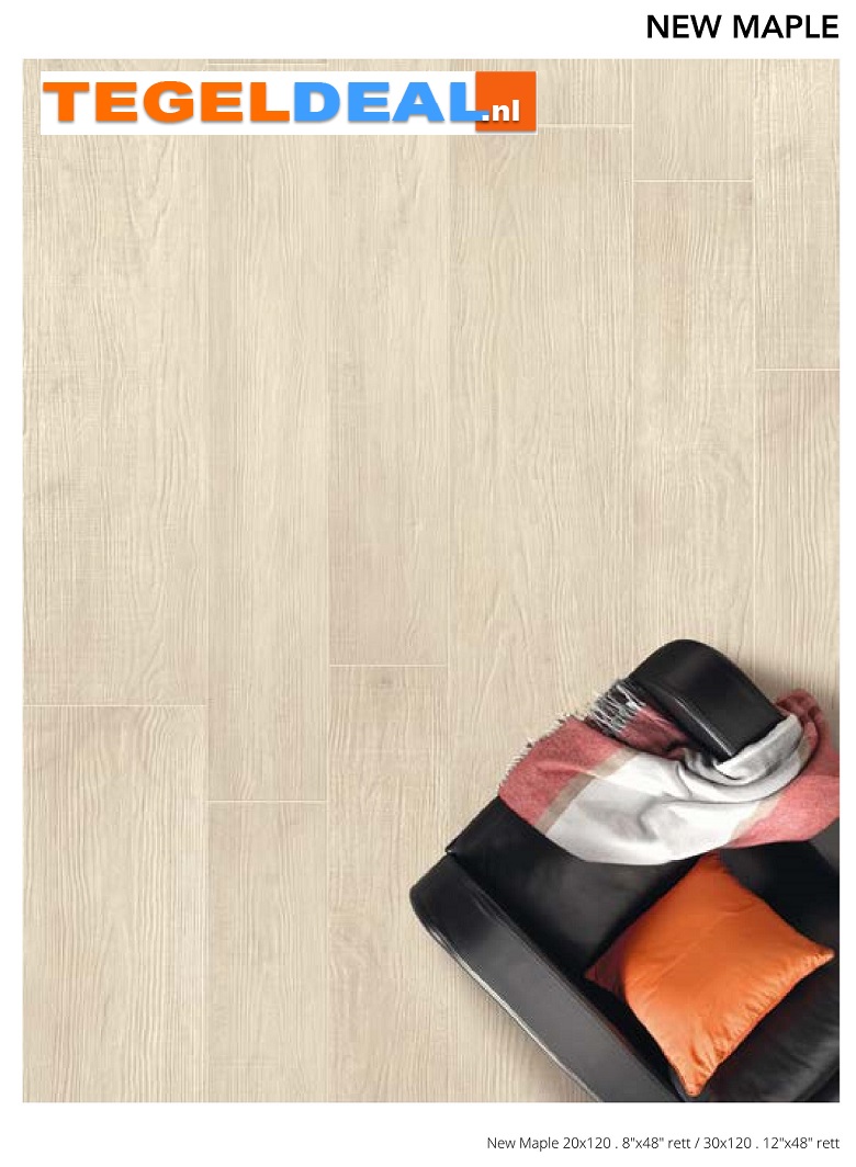 Serenissima Newport 2.0, New Maple, 20x120 cm, houtlook tegels