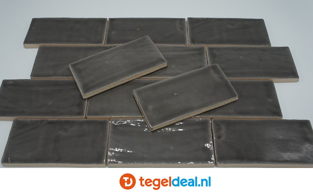 Life, Evolution SMOKE, 7,5x15, 7,5x30 cm, handvorm wandtegels    