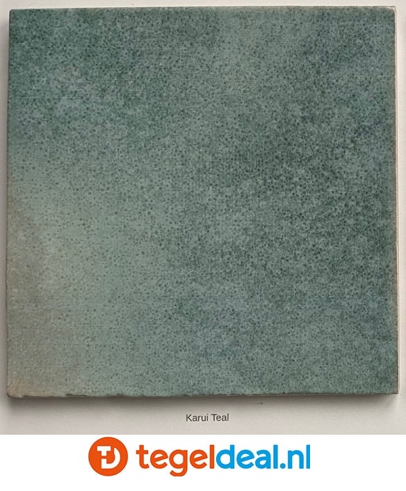 WOW Design, Enso, Suki TEAL, 12,5x12,5 cm, wandtegels