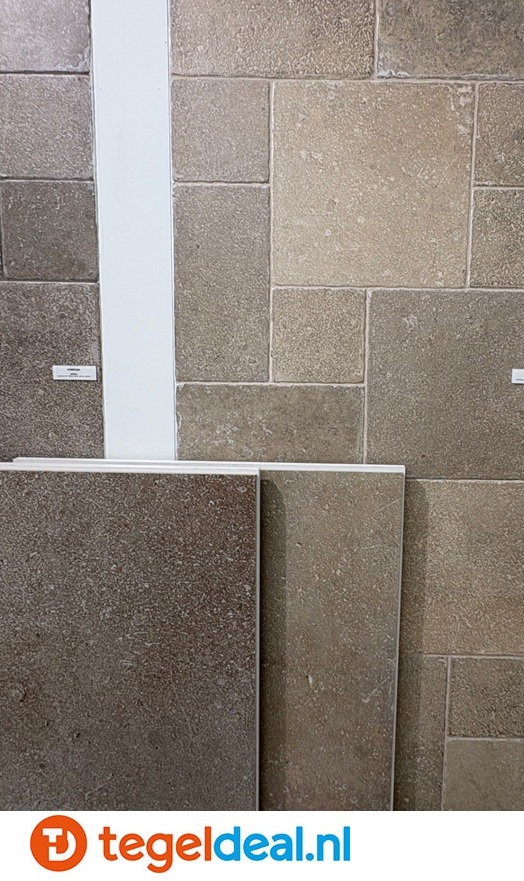 Isla Tiles, Pomposa ARGILLA, 60x60 cm VELLUM, art. 1006888, natuursteenlook tegels