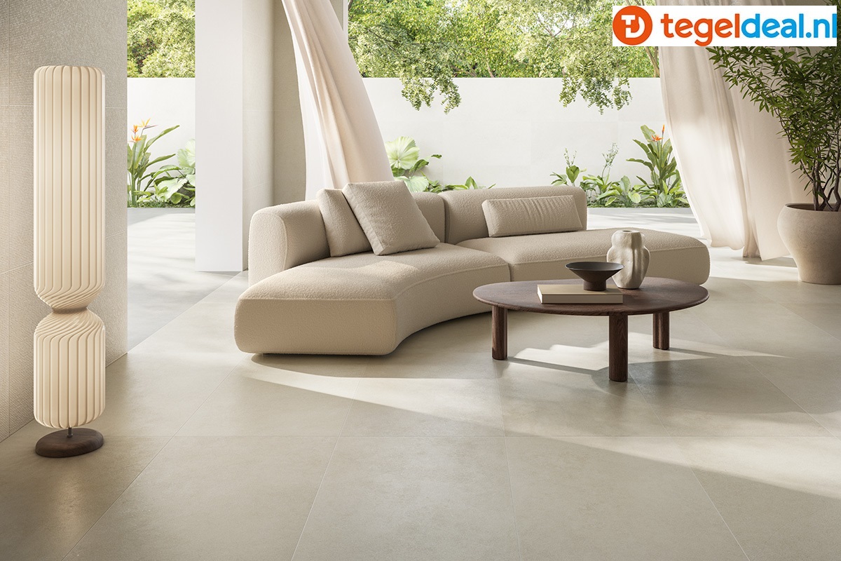 Ermes Aurelia, Aria Talco, 60x120 cm natuursteenlook tegels 