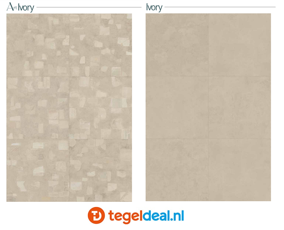 SIL Ceramiche, Concrediana ART IVORY, 60x120 cm Natural SIL Ceramiche, Concrediana ART IVORY, 60x120 cm Natural