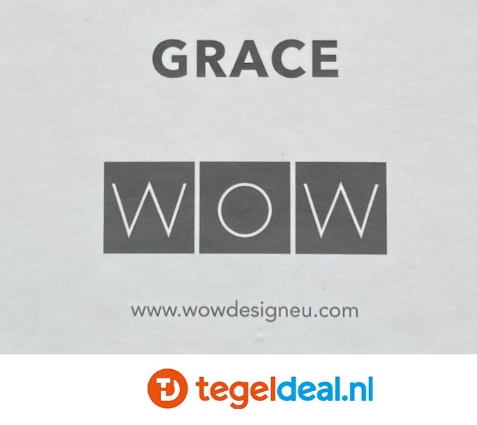 WOW Design, Grace SAGE MATT, 7,5x30 cm Oval, wandtegels 