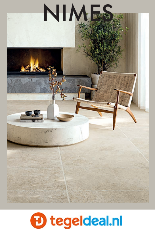 SIL Ceramiche, Nimes, natuursteenlook tegels 