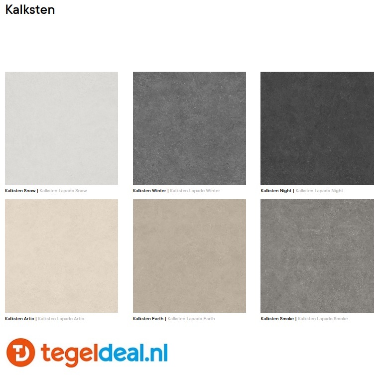 Argenta Kalksten, natuursteenlook tegels voor binnen en buiten vanaf € 35,00 per m2 