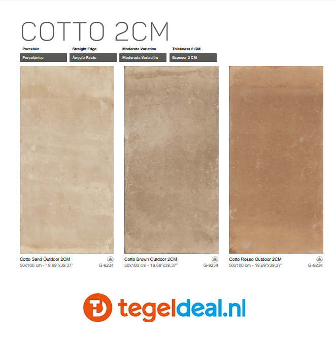 VLT en TRT Aparici Cotto, uitstraling van terracotta