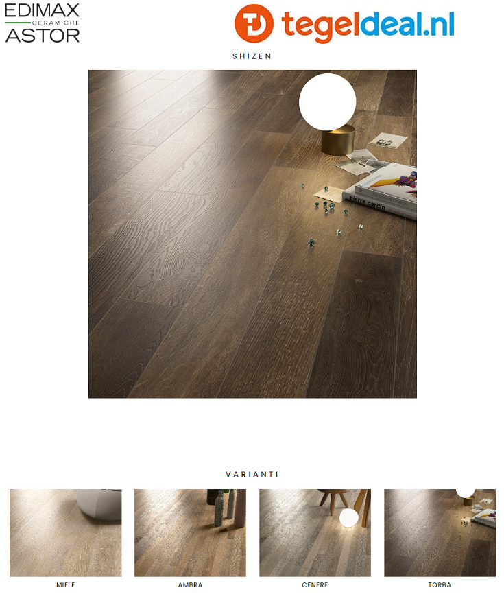 Edimax Astor, Shizen, houtlook tegels Edimax Astor, Shizen, houtlook tegels
