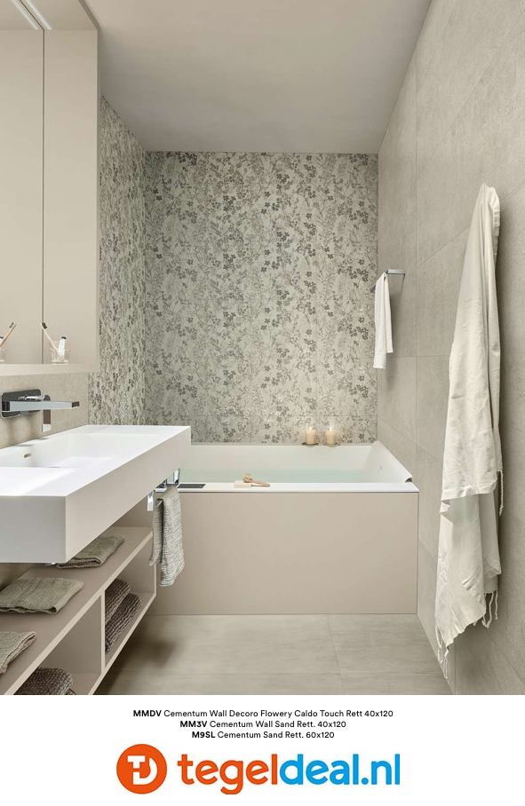 Marazzi Cementum Wall, wandtegels Marazzi Cementum Wall, wandtegels