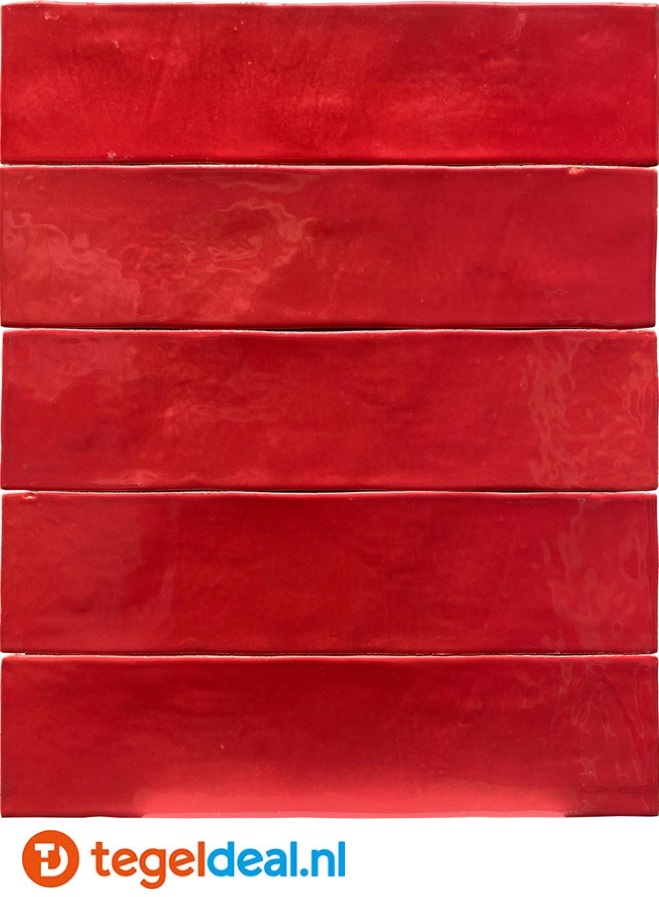 Revoir Paris, Studio CARMIN, 6,2x25 cm, glanzende handvorm wandtegels