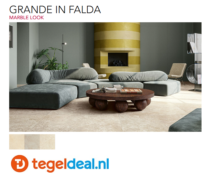Serenissima Grande in Falda, natuursteenlook tegels