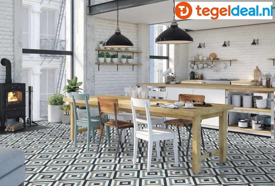 Nanda Tiles, Loft, 20x20 cm, patroontegels