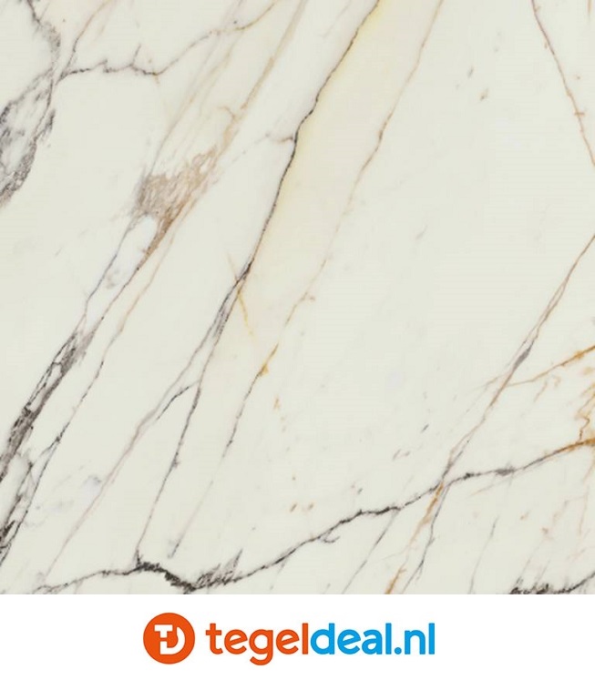 Supergres Purity of Marble - Tuscany MYSTERIOUS WHITE, marmerlook tegels