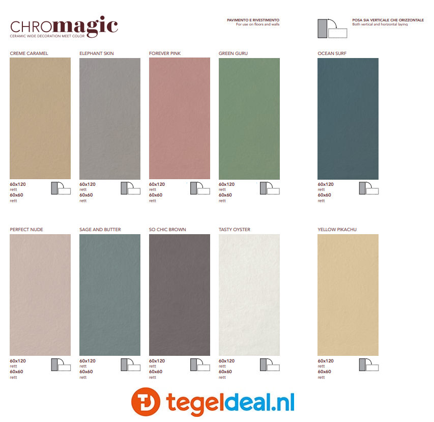 Cir Chromagic, SO CHIC BROWN 60x60 cm