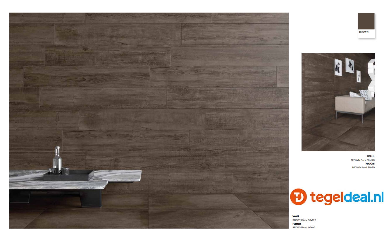Castelvetro, Concept Land BROWN, 30x60 cm, CLD36R8