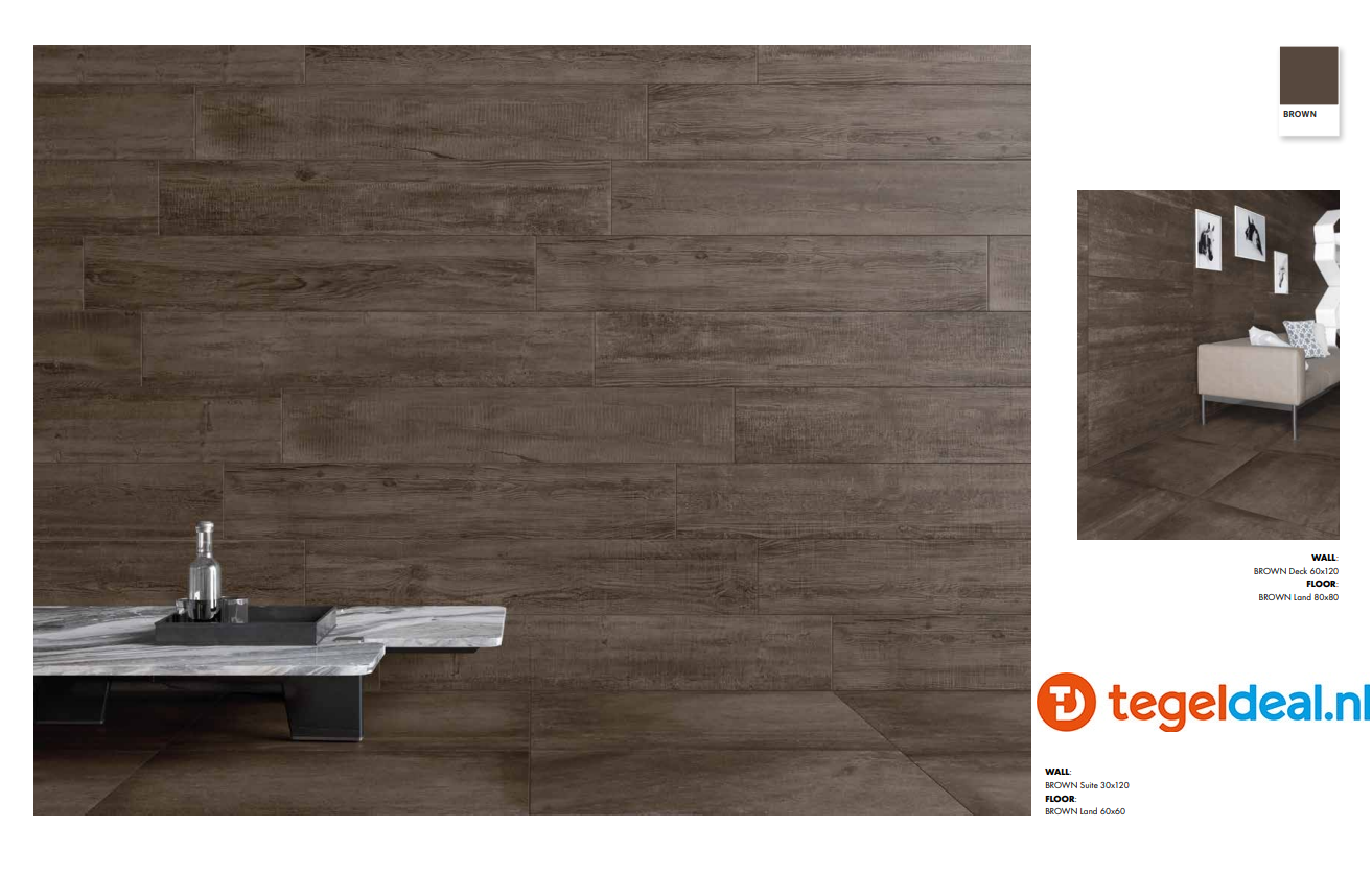 VLT Castelvetro, Concept Land BROWN, 30x60 cm, CLD36R8