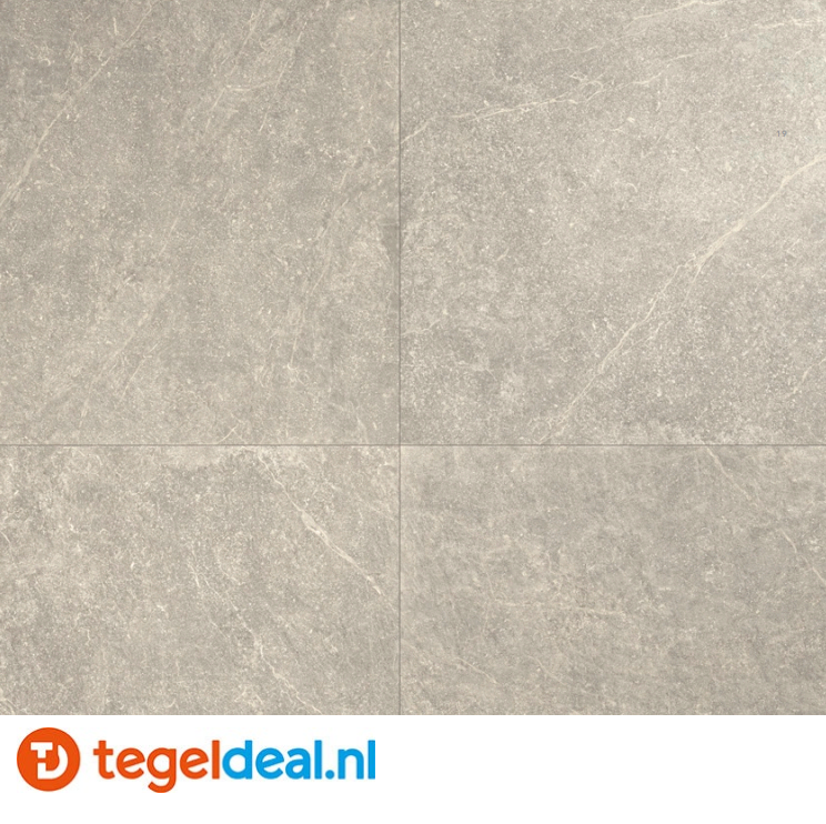 ACTIE - Castelvetro Pietra Antica, SMOKE, 60x60x2 cm, art. 02XPA60R44, natuursteenlook terrastegels - € 38,50 per m2