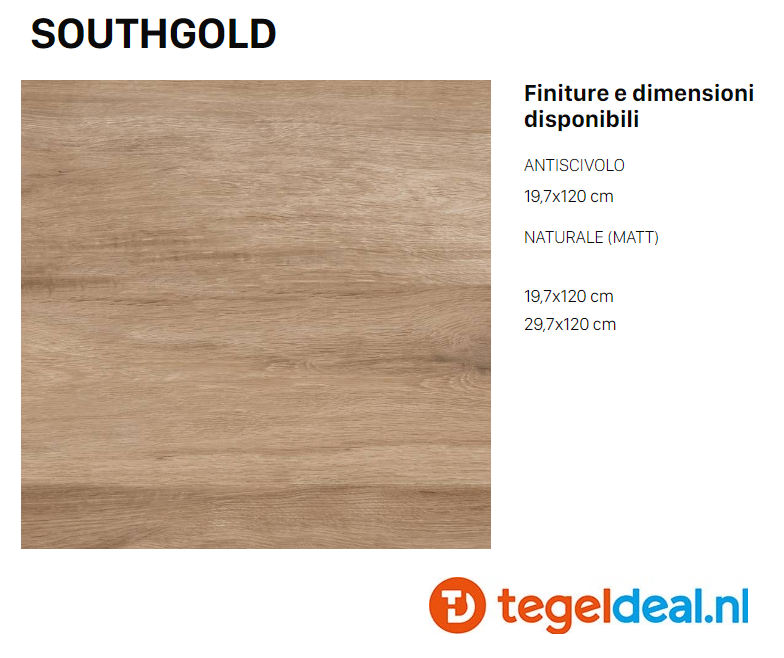 VLT Supergres Travel Southgold, 20 x 120 cm GRIP