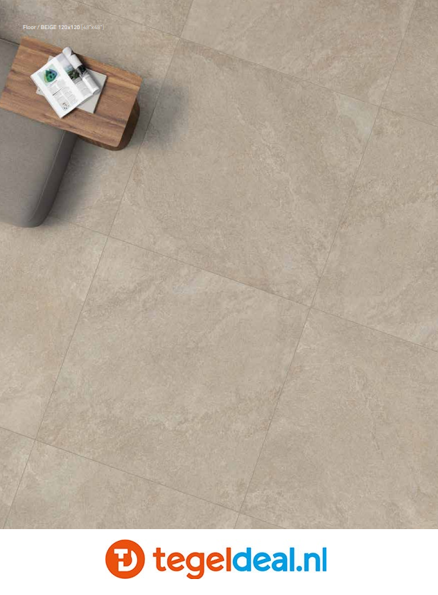 KEOPE Arkè BEIGE Line 3D, 60x120 cm, reliëf wandtegels 