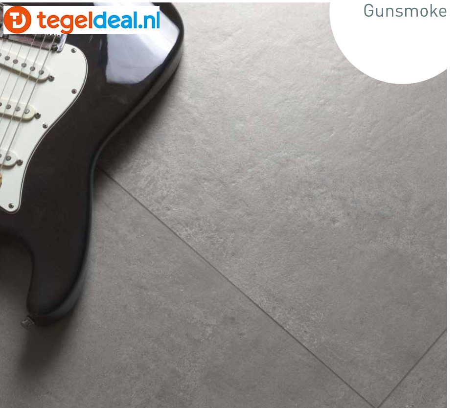 SIL Ceramiche, Industrial GUNSMOKE, 90x90 cm GRIP, betonlook tegels