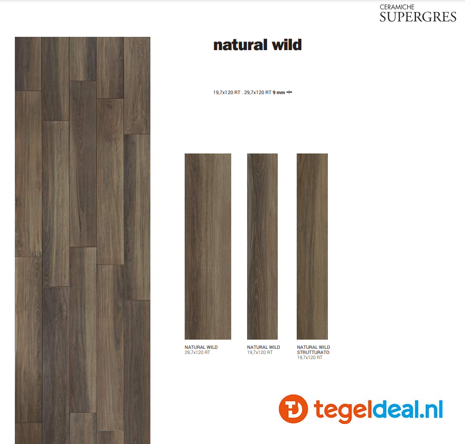 VLT Supergres Natural Appeal Wild, 20 x 120 cm GRIP