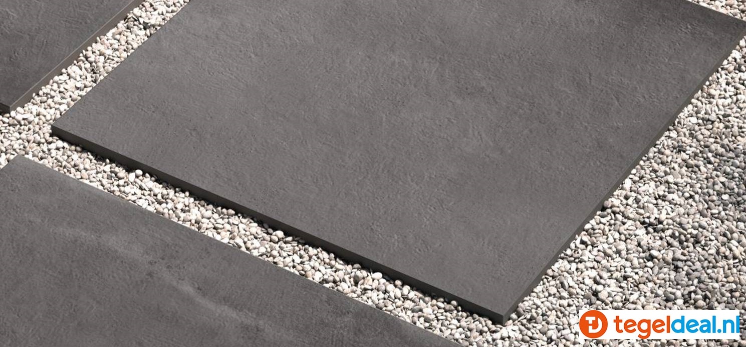 Supergres Art Graphite, 60x60x2 cm AGR2, OUTDOOR terrastegels
