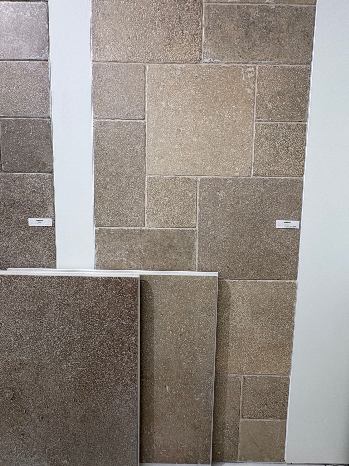 Isla Tiles, Pomposa ARGILLA, 80x80 cm VELLUM, art. 1006843, natuursteenlook tegels