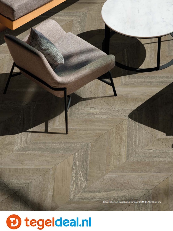 Aparici Chevron, houtlook tegels voor binnen en buiten 