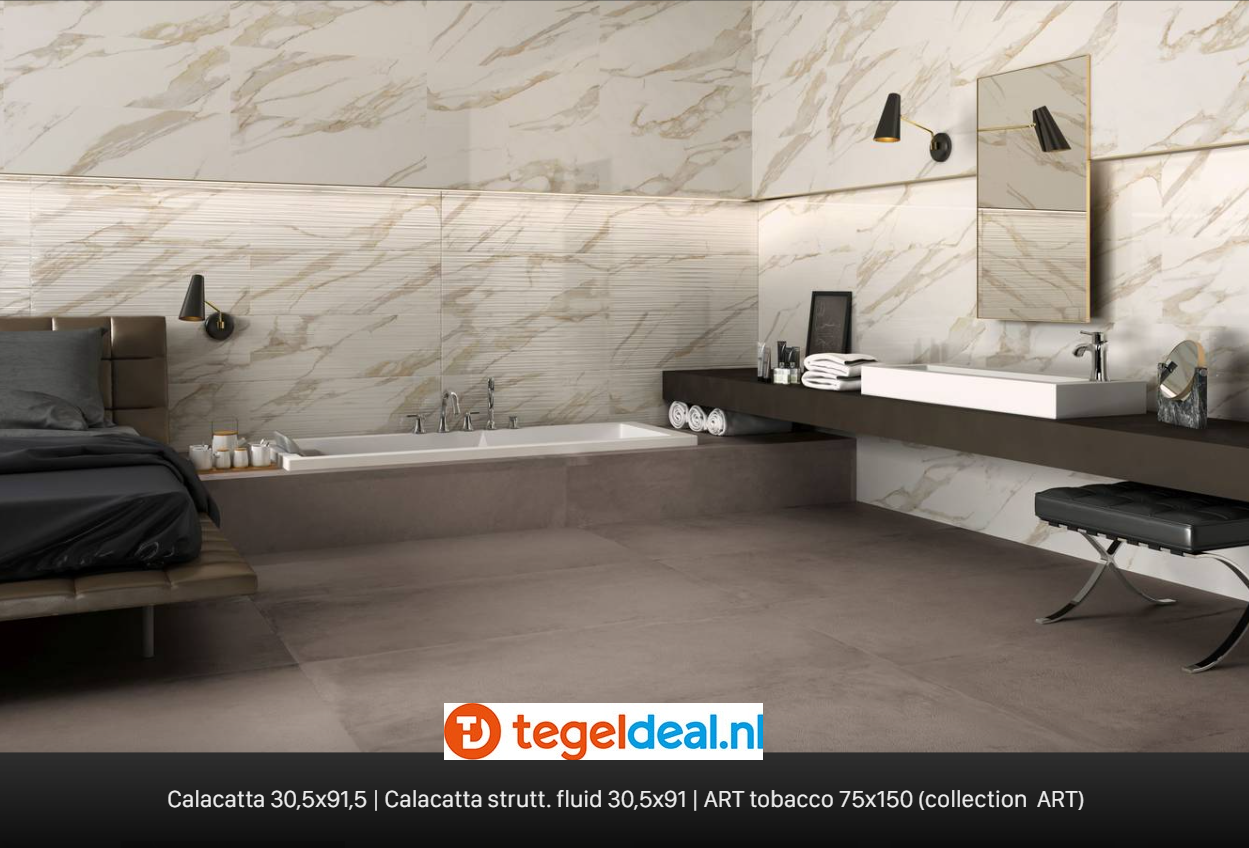 VLT Supergres Purity of Marble, Calacatta Lux, 75 x 150 cm