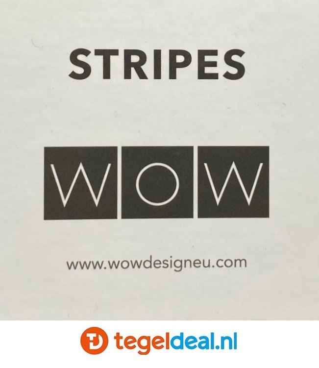 WOW Design, Stripes GREIGE STONE MATT, 7,5x30 cm 