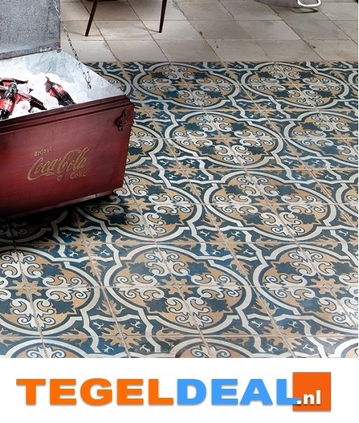 Peronda, Fs Original / Fs-2, 45x45 cm, vintage patroontegels