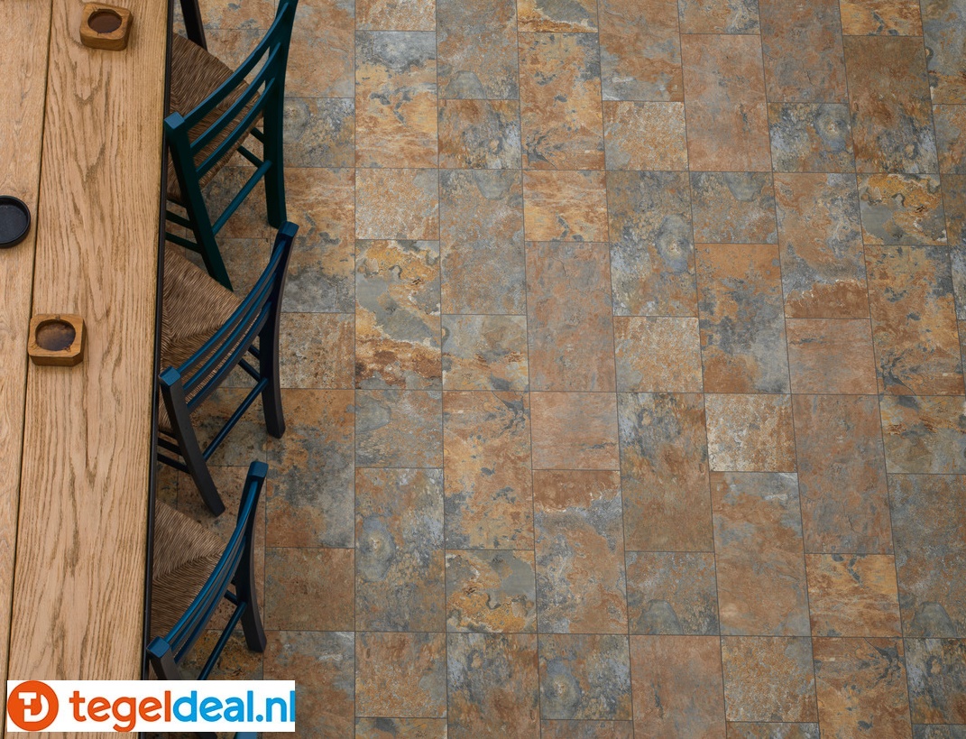 Marazzi Rocking, steenlook tegels - 6 kleuren - 6 formaten