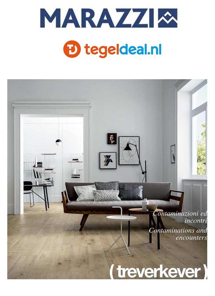 Marazzi Treverkever, houtlook tegels - 5 kleuren - 20x120 cm