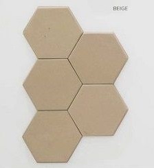 Equipe, Kromatika BEIGE, 26472, 11,6x10,1 cm, hexagon tegels