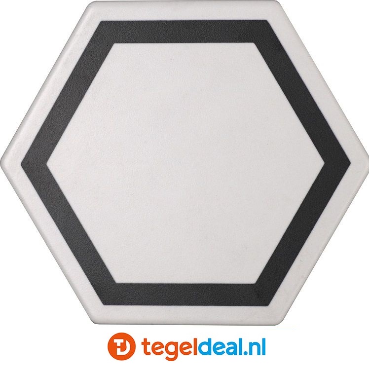 Tonalite, Examatt, 15x17 cm, hexagon vloer- en wandtegels Tonalite, Examatt, 15x17 cm, hexagon vloer- en wandtegels