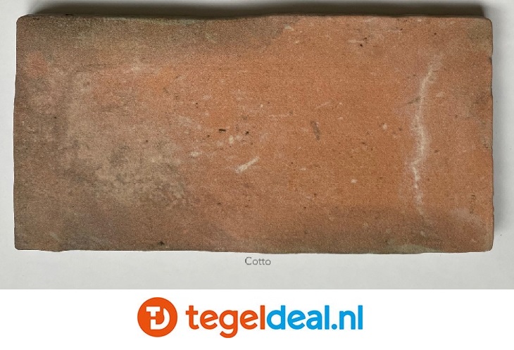 WOW Design, Cottage WHITE, 14x16 cm Hexagon, terracottalook tegels