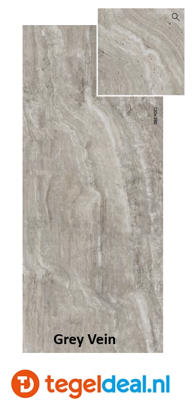 Flaviker, Navona, GREY VEIN, 60x120 cm NAT R, art. code 0005922, travertinlook tegels 