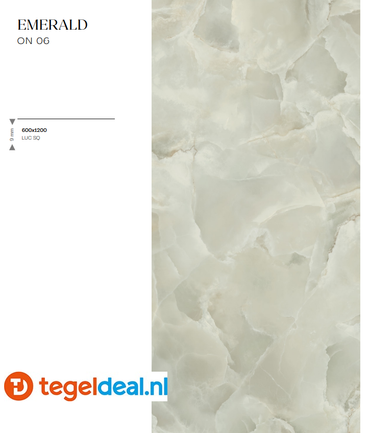 Mirage Onyce, onyx-look tegels in 6 kleuren