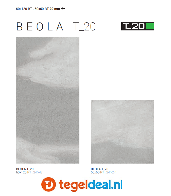 TRT Supergres Stonework Beola, 60x120x2 cm 