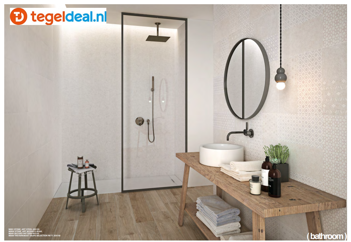 Marazzi Treverkmust, Taupe Selection, 25x150 cm M05M