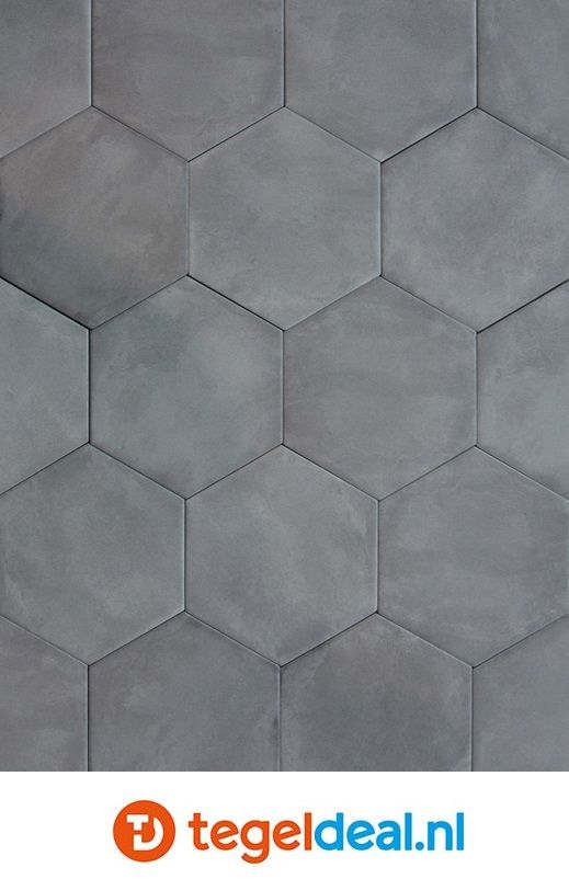 Tonalite, Exanuance, 14x16 cm, hexagon vloer- en wandtegels Tonalite, Exanuance, 14x16 cm, hexagon vloer- en wandtegels
