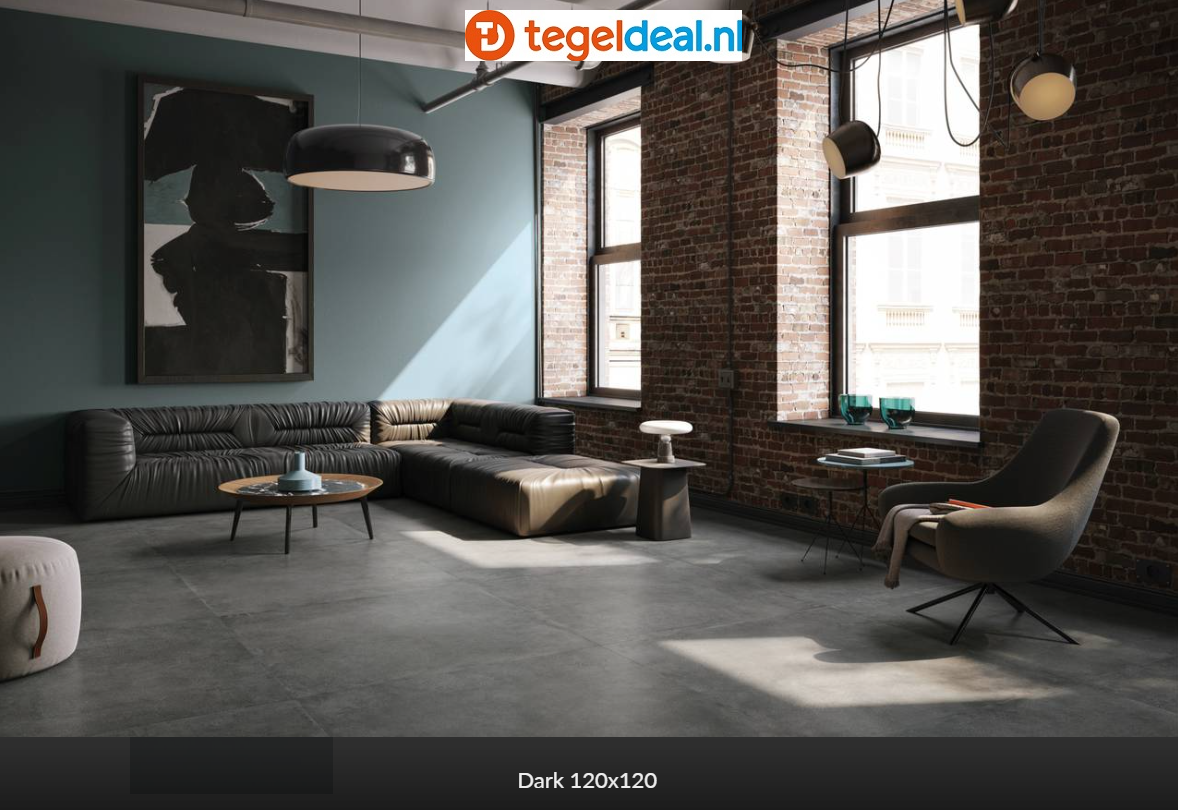 TRT Supergres Your Match DARK, 80x80x2 cm, MDKT cementlook terrastegels