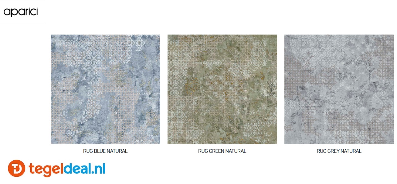 Aparici Rug, vintage patroontegels 