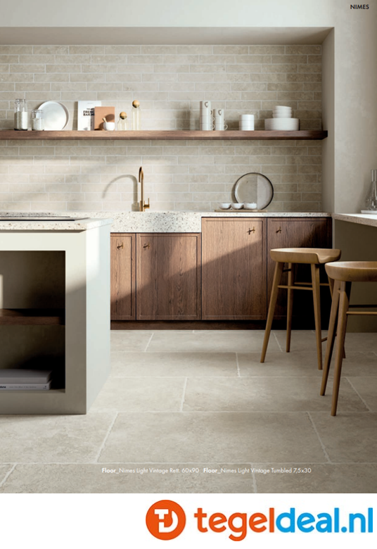 SIL Ceramiche, Nimes, natuursteenlook tegels 
