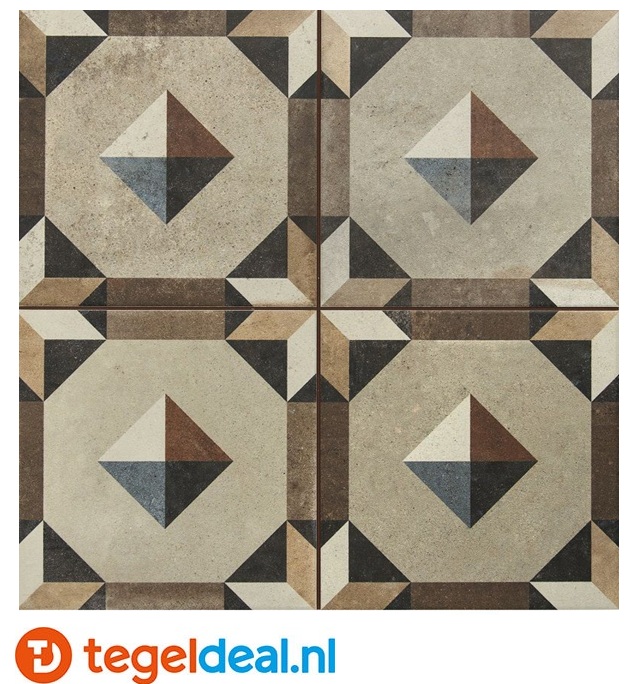 Peronda, Fs Comillas, 33x33 cm, vintage patroontegels