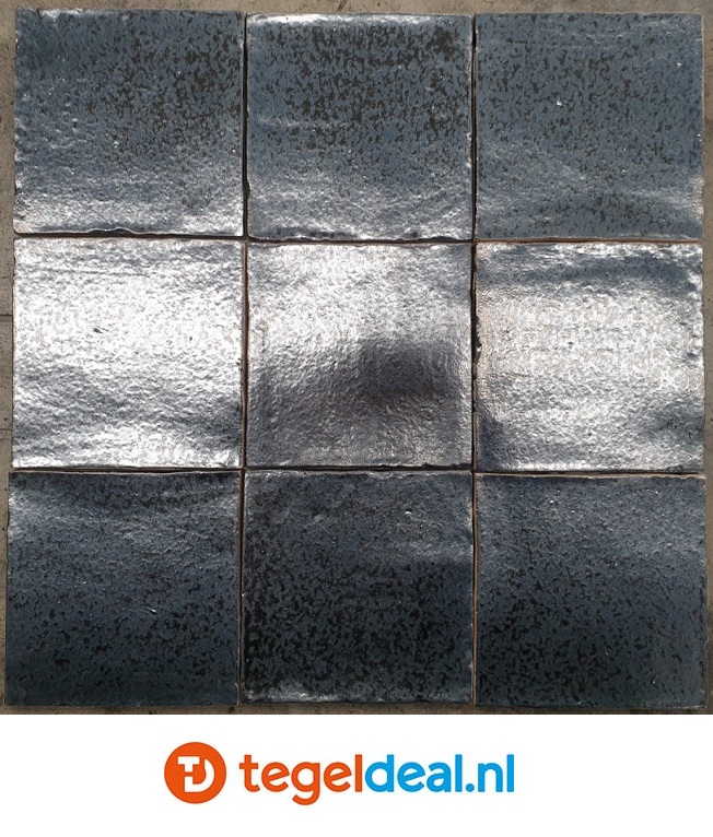 Handvorm wandtegels SILVER / PLATINUM, 13x13 cm - OP VOORRAAD