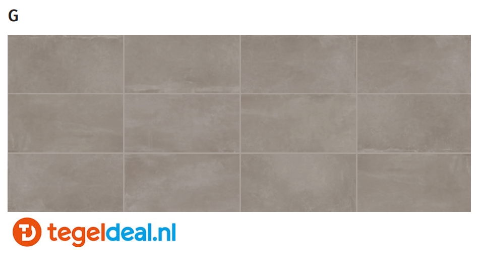 ACTIE - Imola Azuma G, 90x90x2 cm, art. code AZMA 90G RM, betonlook terrastegels 