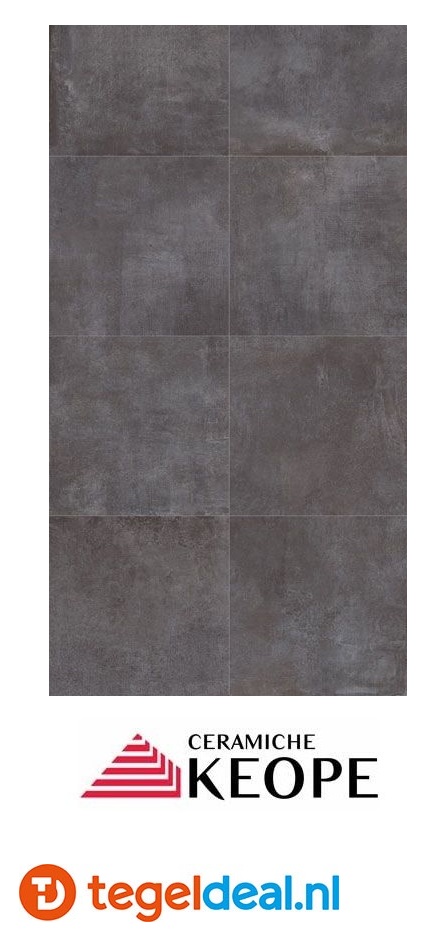 KEOPE Noord Anthracite, 60x60x2 cm K2, terrastegels
