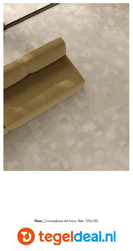 SIL Ceramiche, Concrediana ART IVORY, 60x120 cm Natural SIL Ceramiche, Concrediana ART IVORY, 60x120 cm Natural