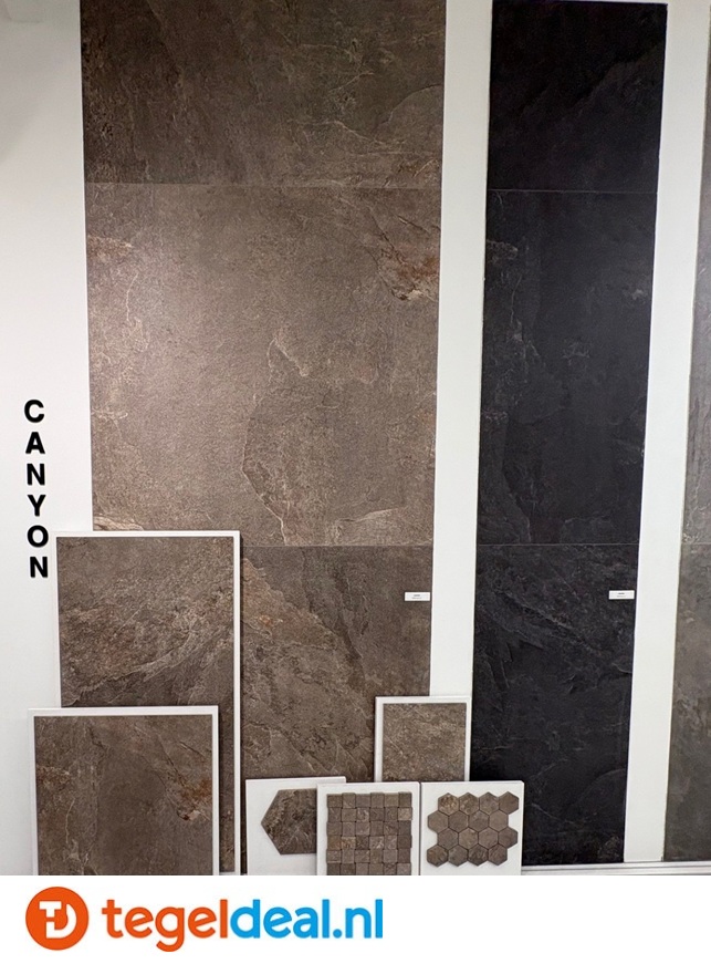 Isla Tiles, Canyon, natuursteenlook tegels vanaf € 39,98 per m2 / Palletdeal op aanvraag