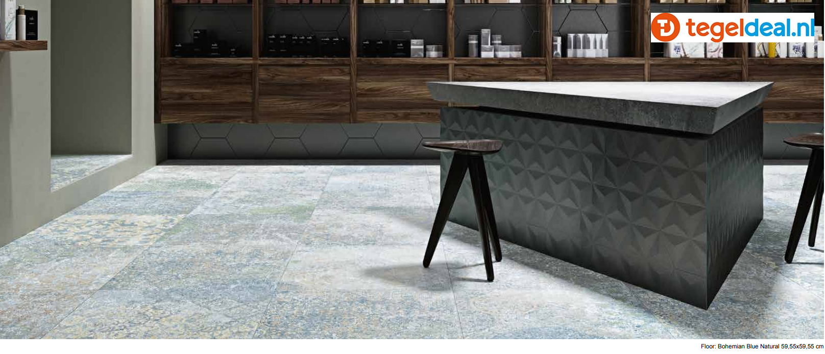 VLT Aparici Bohemain BLUE Natural, 49,75 x 99,55 cm